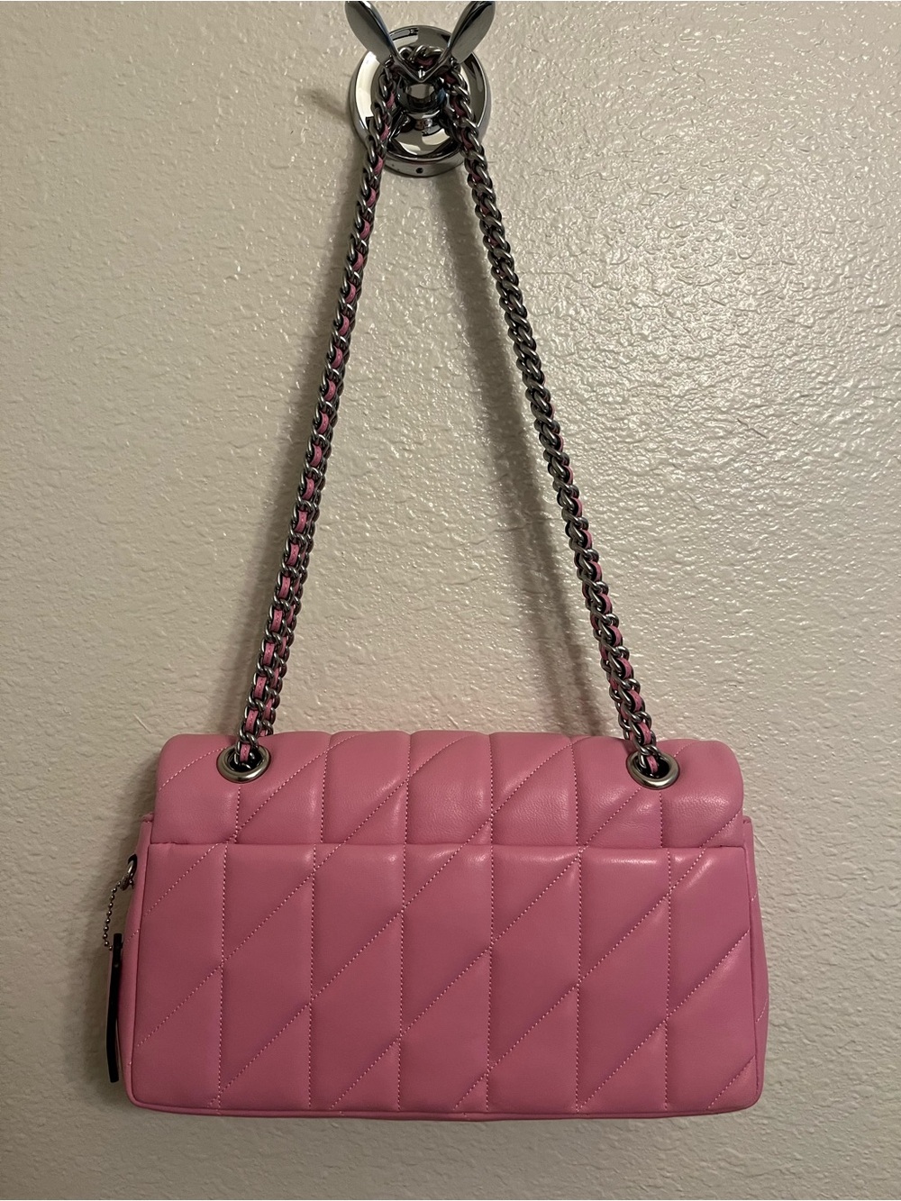 Coach quilted tabby 26 in vivid pink - Picture 9 of 11